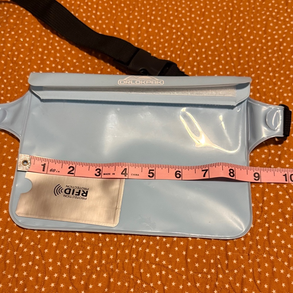 ORLOKPAK Light Blue Waterproof Pouch with Logo - Picture 4 of 5